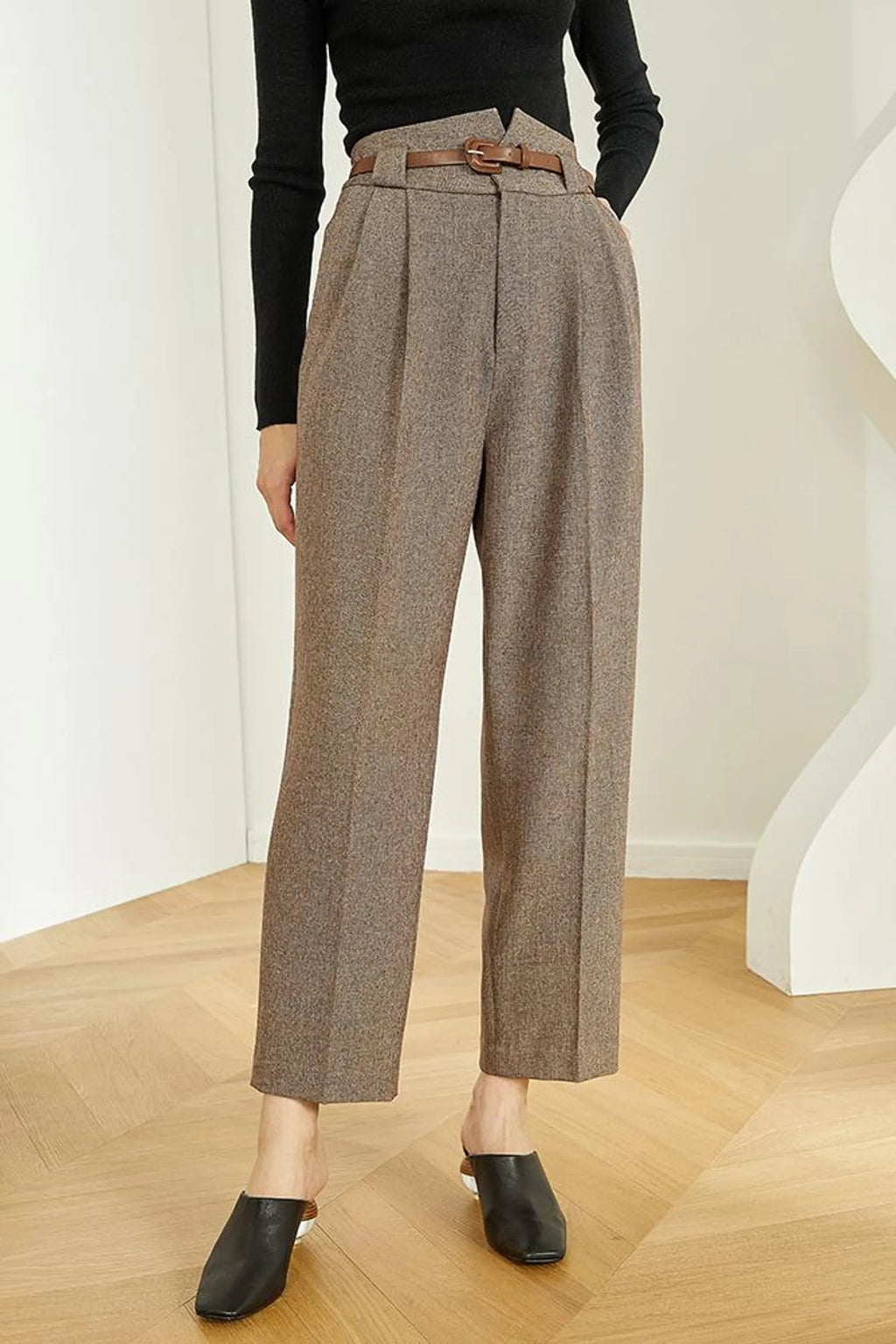 Fansilanen | Woolen Belt Pants