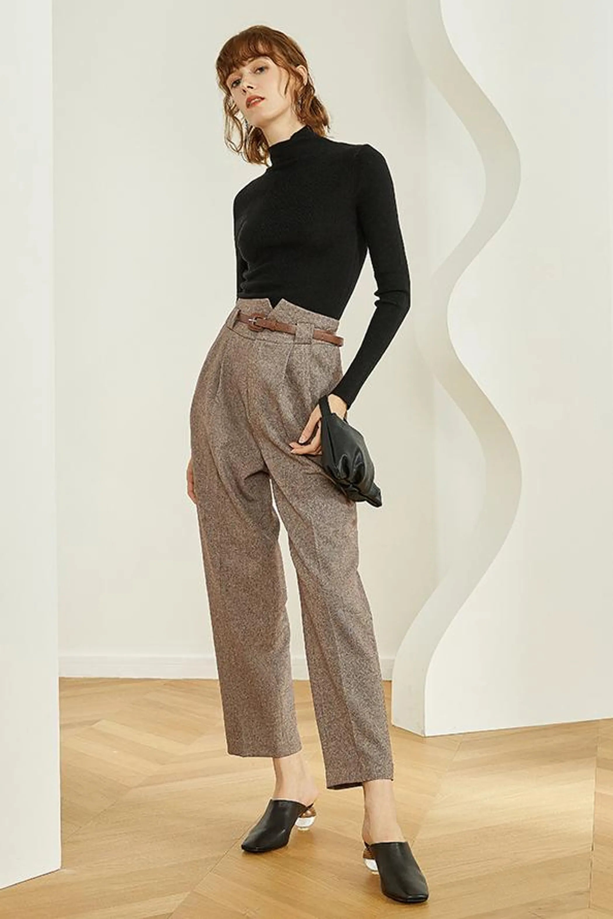 Fansilanen | Woolen Belt Pants
