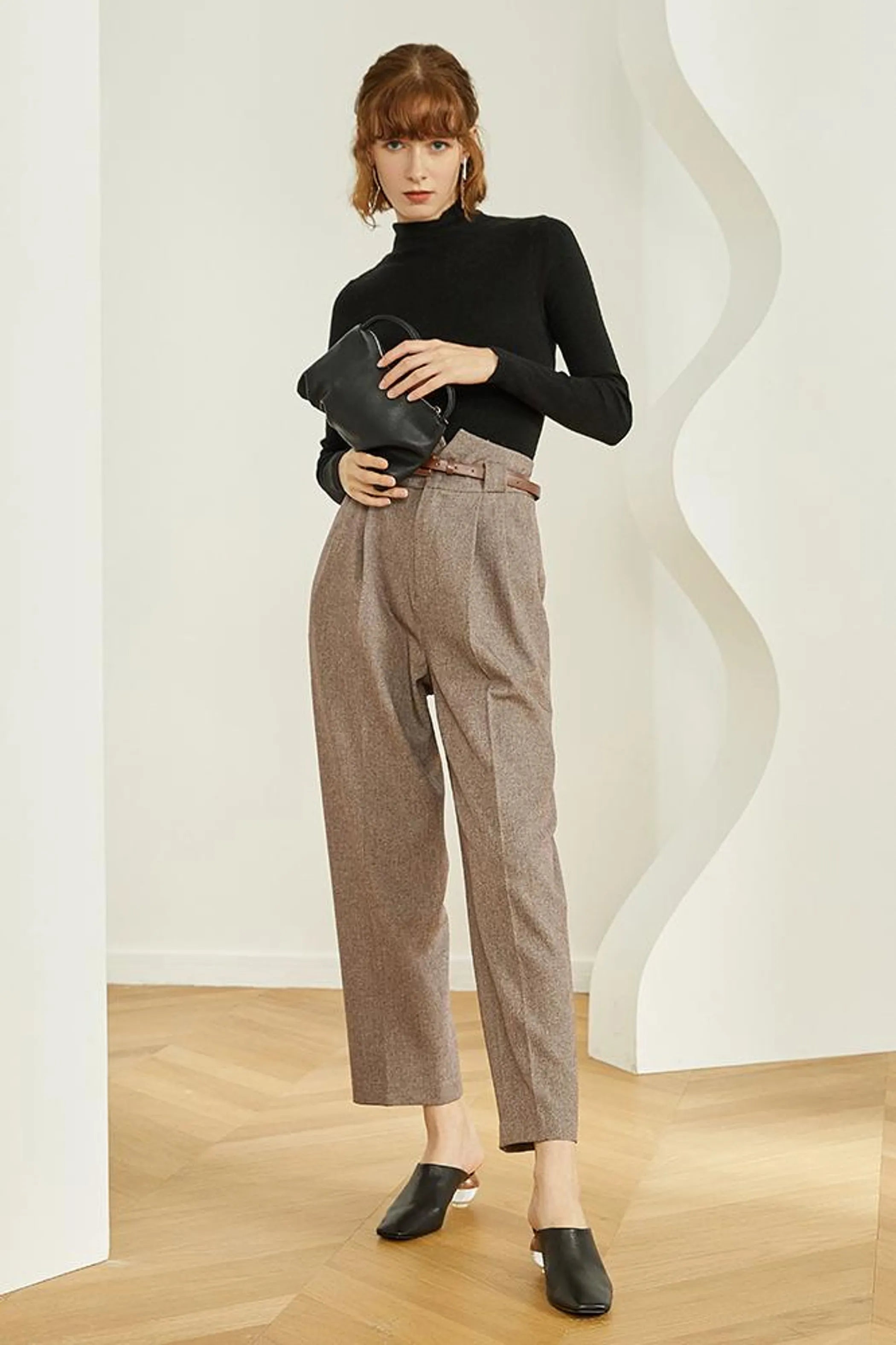 Fansilanen | Woolen Belt Pants