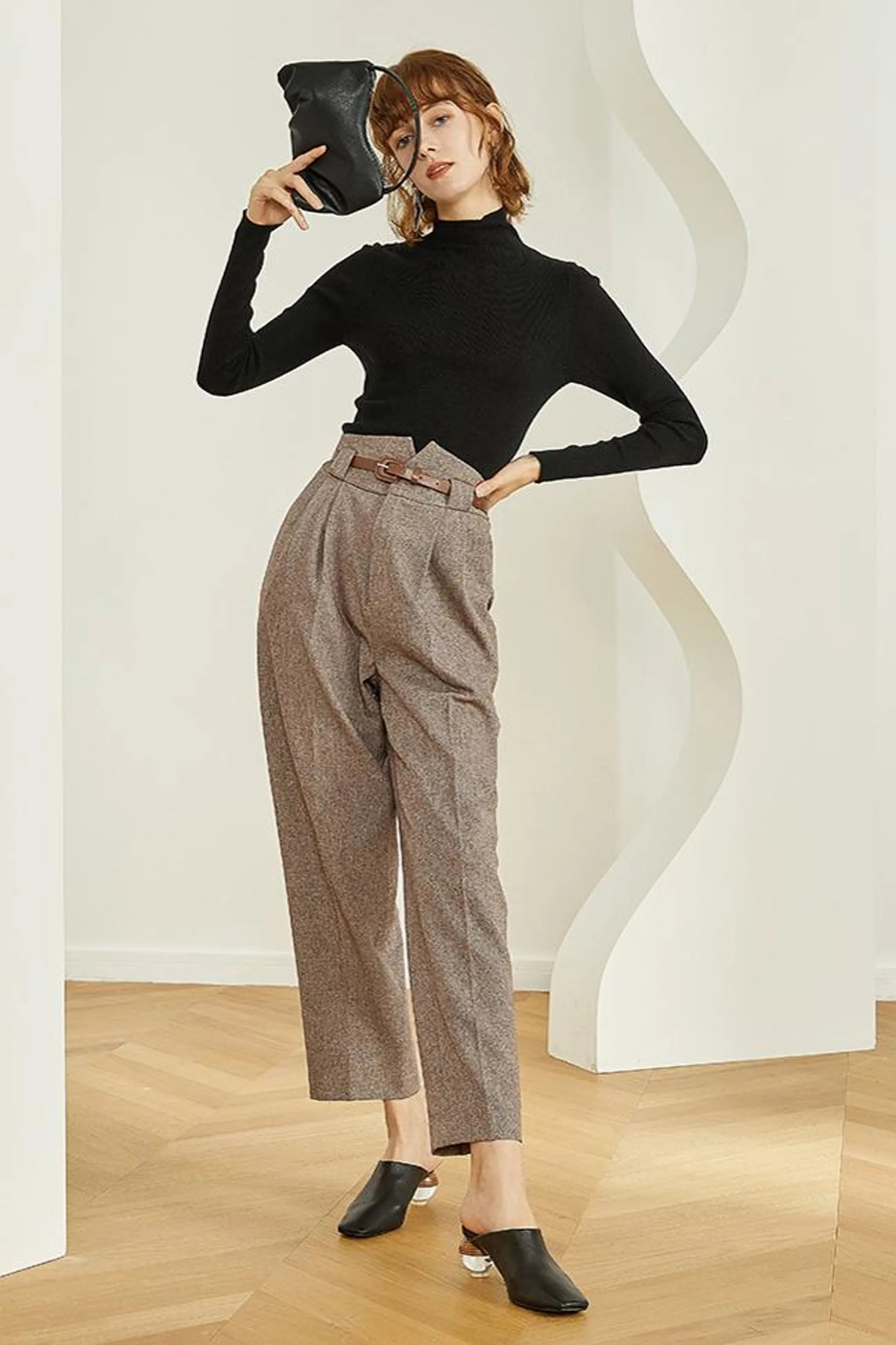 Fansilanen | Woolen Belt Pants