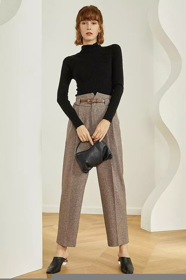 Fansilanen | Woolen Belt Pants